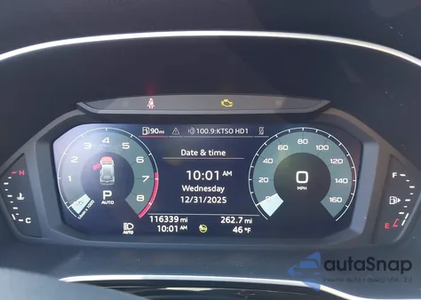 2022 Audi Q3 Premium Plus 45 Tfsi S Line Quattro Tiptronic z USA, uszkodzony, nr VIN WA1EECF39N1092831